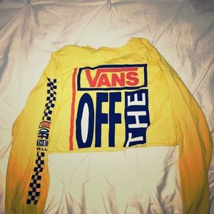 Vans Speedway Crop tee -Yellow
